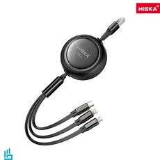 کابل چند کاره یک به سه هیسکا HISKA LX34 طول 1/2 متر