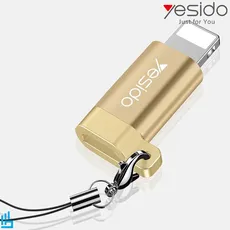تبدیل OTG میکرو Micro USB به لایتنینگ یسیدو YESIDO GS05
