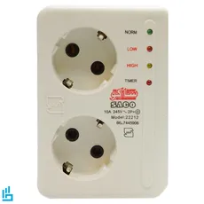 محافظ برق کامپیوتر صوتی تصویری 2 خانه ارت دار ساکو Saco 22212