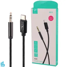 کابل تبدیل تایپ سی Type C به AUX اسکای دلفین SKY DOLPHIN SR12 طول 1 متر