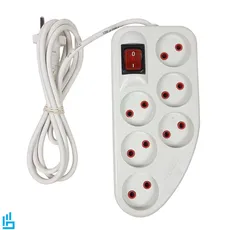 چندراهی برق 6 خانه کلاسیک الکتریک CLASSIC با کابل 2 متری