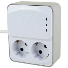 محافظ برق یخچال و فریزر 2 خانه ارت دار تیراژه S102 کابل 1.8 متری