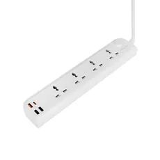 چندراهی 4 خانه USB دار Yesido یسیدو MC22 کابل 3 متری