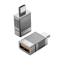 تبدیل OTG تایپ سی typec به یو اس بی USB هیسکا hiska مدل h6