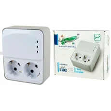 محافظ برق یخچال و فریزر 2 خانه ارت دار تیراژه S102 کابل 1.8 متری