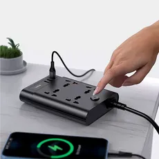 چند راهی برق  USB دار Yesido مدل MC11 با کابل 1.8 متری