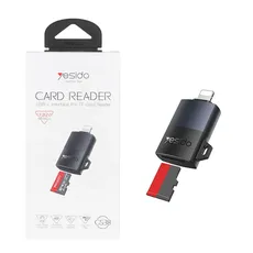 OTG  رم ریدر یسیدو SD CARD to L مدل GS38 YESIDO
