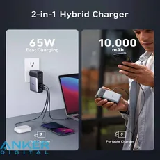 آداپتور شارژر انکر مدل POWERBANK GANPRIME733