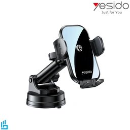 هولدر(پایه نگهدارنده) و شارژر وایرلس گوشی موبایل C197 یسیدو YESIDO 