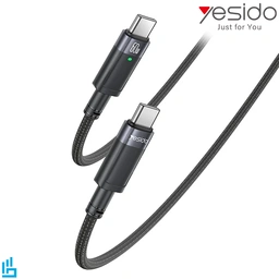 کابل USB-C یسیدو مدل AUTO POWER OFF CA160 60W طول 1.2 متر