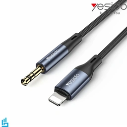 کابل صدا Lightning به AUX یسیدو Yesido YAU-35 طول 1 متر