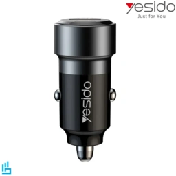 شارژر فندکی یسیدو Yesido به همراه کابل تایپ سی type-c مدل Y55