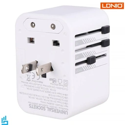 شارژر دیواری 45 وات و تبدیل برق یونیورسال الدینیو LDNIO Z8 