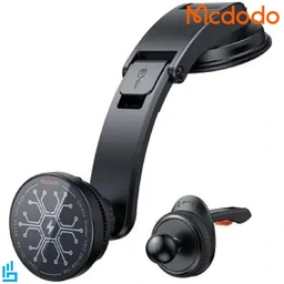 هولدر مگنتی و شارژر وایرلس فن دار مک دو دو Mcdodo مدل CH2130