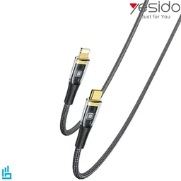 کابل شارژ (تبدیل) تایپ سی type-c به لایتنینگ Lightning آیفونی یسیدو مدل YESIDO CA102 طول 2 متر
