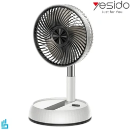 پنکه رومیزی شارژی پایه بلند تاشو YESIDO YF11