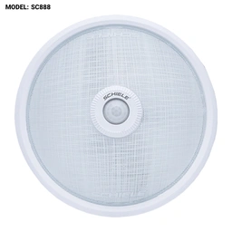 چراغ سقفی سنسوردار شیشه فلزی SC888 شیله