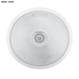 چراغ سقفی سنسوردار شیشه ای پایه فلزی ویسنا مدل VS 558