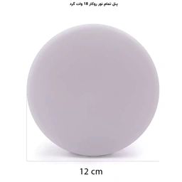 پنل تمام نور روکار 18 وات گرد پرشین لایت ایران