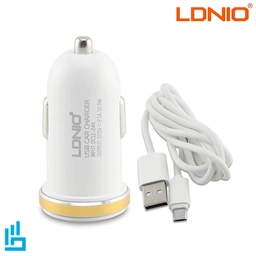 شارژر فندکی الدینیو LDNIO مدل C22Q با کابل TYPE-C TO TYPE-C | اکسلنت کالا