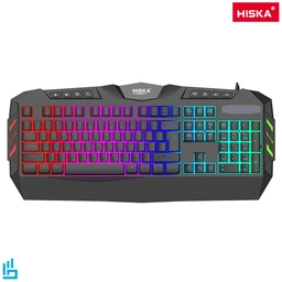 کیبورد سیمی گیمینگ KEG400 هیسکا HISKA