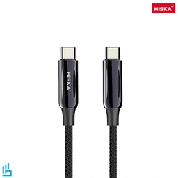 کابل تبدیل USB-C به USB-C هیسکا مدل LX-16CL طول 1.8 متر
