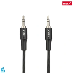 کابل AUX هسیکا مدل W35 طول 1.2 متر ا HISKA W35 Stereo AUX Cable 1.2m