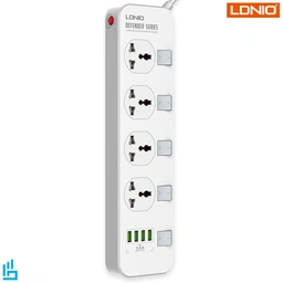 چند راهی برق الدینیو مدل SC4408 با کابل ۲ متری به همراه فیوز محافظ SC4408 Power Strip