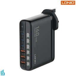 شارژر رومیزی 140 وات الدینیو مدل GaN A6140C