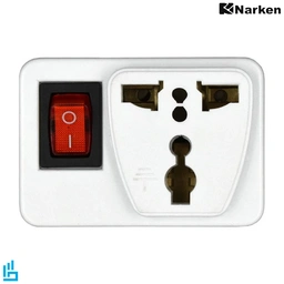 تبدیل دیواری مدل 3 به 2 کلید دار نارکن یونیورسال