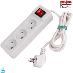 چند راهی 3 خانه برق ساکو با کابل 1.8 متری 1143108