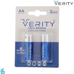 باتری قلمی وریتی مدل LR6-U آلکلاین بسته دو عددی