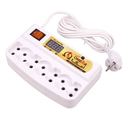 محافظ برق تلویزیون و یخچال 7خانه امگا با کابل 3 متری