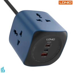 سیم سیار و شارژر چند راهی الدینیو LDNIO مدل SC3319