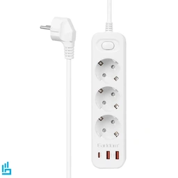 سه راهی برق USB دار ارلدام EARLDOM SC13