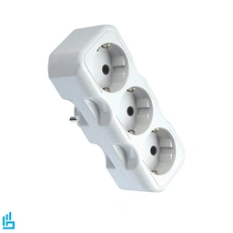 چندراهی برق دوشاخه دار ارت دار تیراژه TIRAJEH