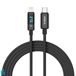 کابل شارژ تایپ سی TypeC به لایتنینگ آیفونی هیسکا LX20 طول 1 متر