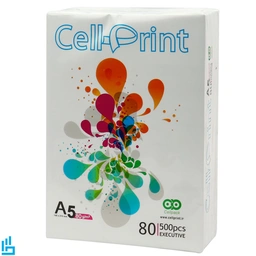 کاغذ 80g A5 بسته 500 عددی Cellprint