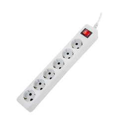 چندراهی برق شهاب 6 خانه پارت الکتریک با کابل 3 متر مدل PE658