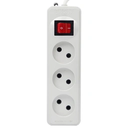 چند راهی برق شهاب 3 خانه بدون ارت با کابل 3 متر پارت الکتریک مدل PE2024