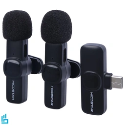 میکروفون یقه ای بی سیم دو کاربره تایپ سی هایکو استار HICOSTAR HS MC521 
