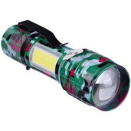 چراغ قوه پلیسی Flashlight COB+XPE LED چریکی