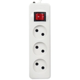 چندراهی 3 خانه کلید دار 1/8 پارت الکتریک مدل شهاب PE850