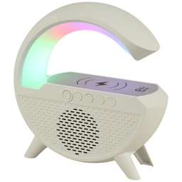 شارژر وایرلس و چراغ رومیزی اسپیکر دار Sing-E ZQS1228