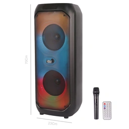 اسپیکر چمدانی بلوتوثی سینگ ای ZQS8240 + میکروفون و ریموت کنترل sing-e