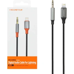 کابل Aux لایتنینگ هایکو استار مدل HS A402 مشکی