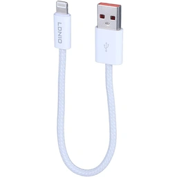 کابل شارژ پاوربانکی الدینیو LS901 لایتنینگ 20cm