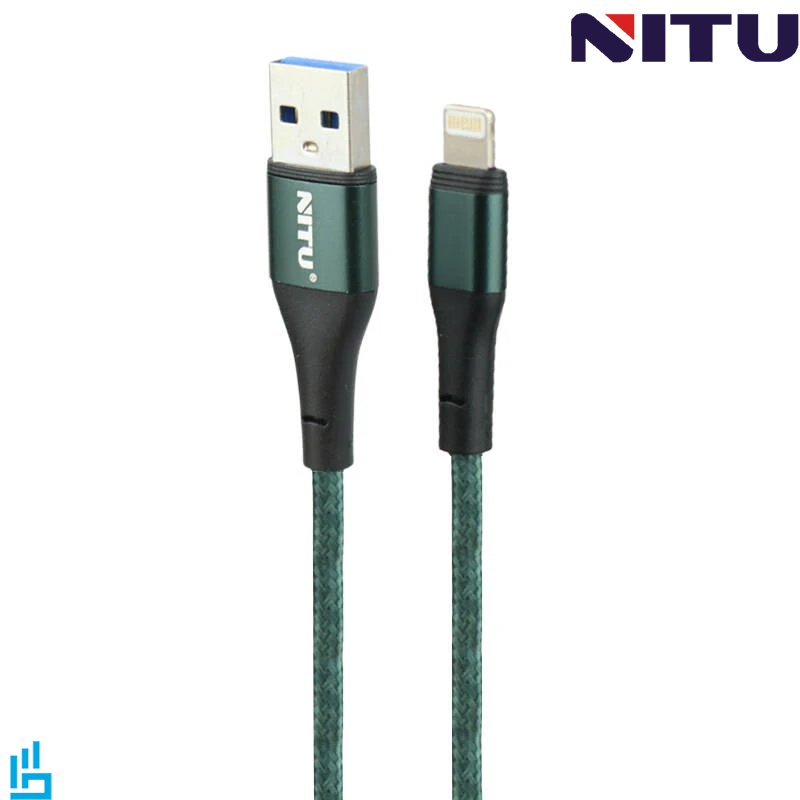 کابل تبدیل شارژ USB به لایتنینگ آیفونی Lightning نیتو NITU NC123 طول 120 سانتی متر