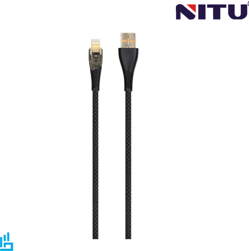 کابل تبدیل شارژ USB به آیفونی لایتننیگ Lightning نیتو NITU NC321 طول 30 سانتی متر