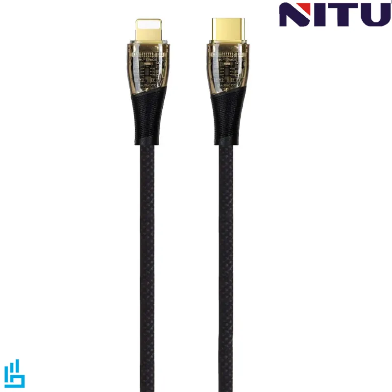 کابل شارژ (تبدیل) تایپ سی type-c به لایتنینگ Lightning آیفونی نیتو مدل NITU NC322